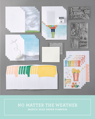 March 2020 Stampin' Up! Paper Pumpkin all-inclusive monthly stamp kit | No Matter The Weather | Nicole Steele The Joyful Stamper March 2020 Stampin' Up! Paper Pumpkin all-inclusive monthly stamp kit | No Matter The Weather | Nicole Steele The Joyful Stamper