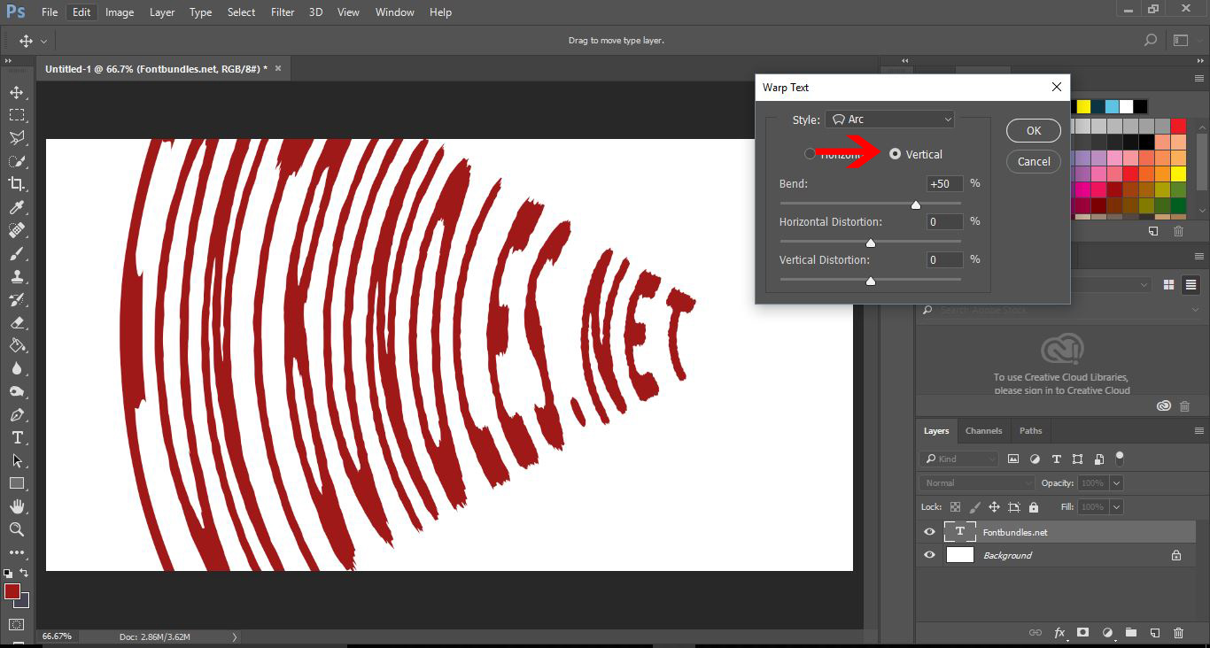 How To Warp Text In Photoshop Design Bundles