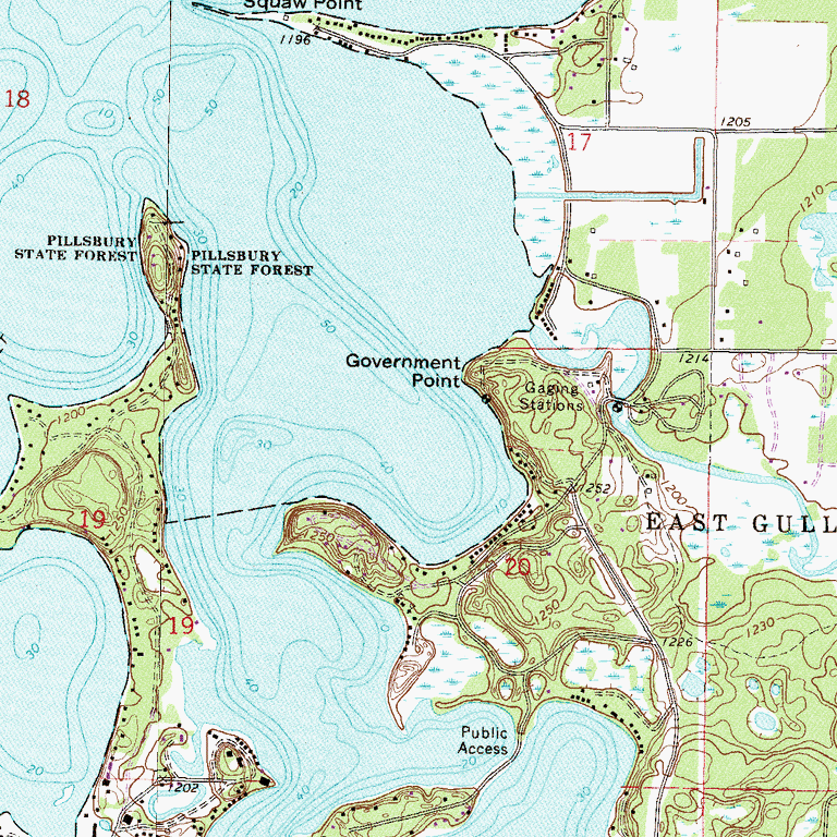 All 94+ Images hole in the day bay gull lake map Completed