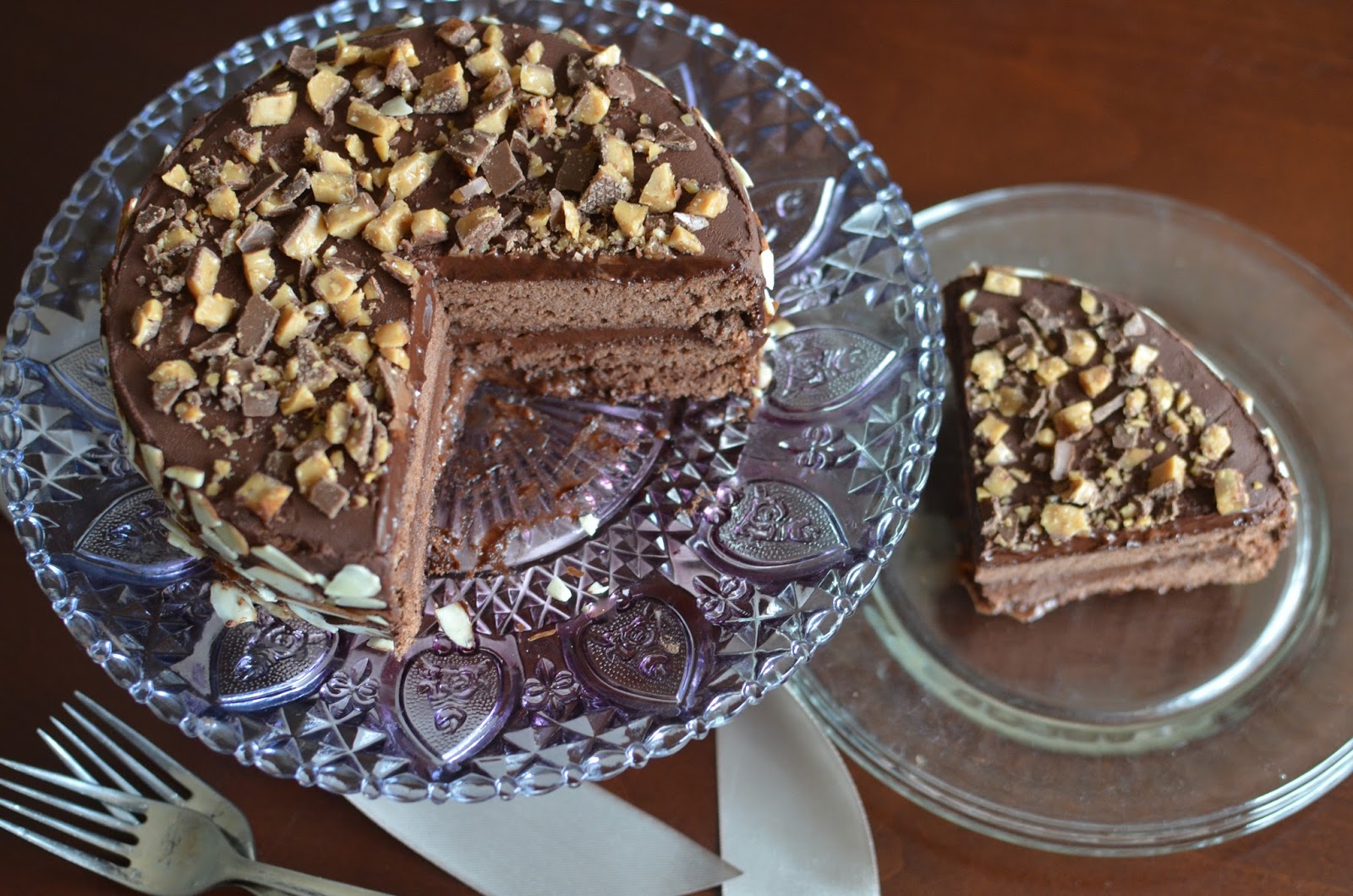 Playing with Flour Chocolate almond torte