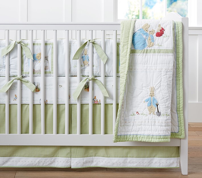 An Uncomplicated Life Blog Designing A Nursery Pottery Barn Kids Crib Bedding