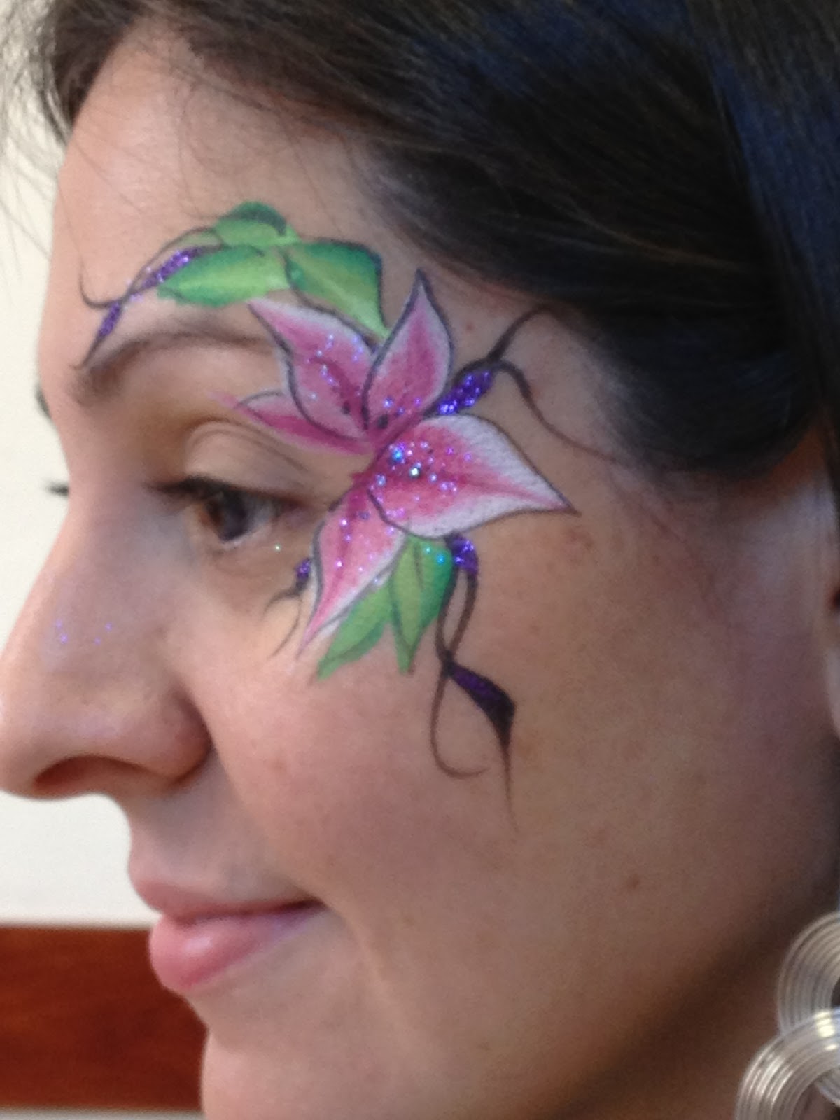 Katz creative crafts Heather Green face painting