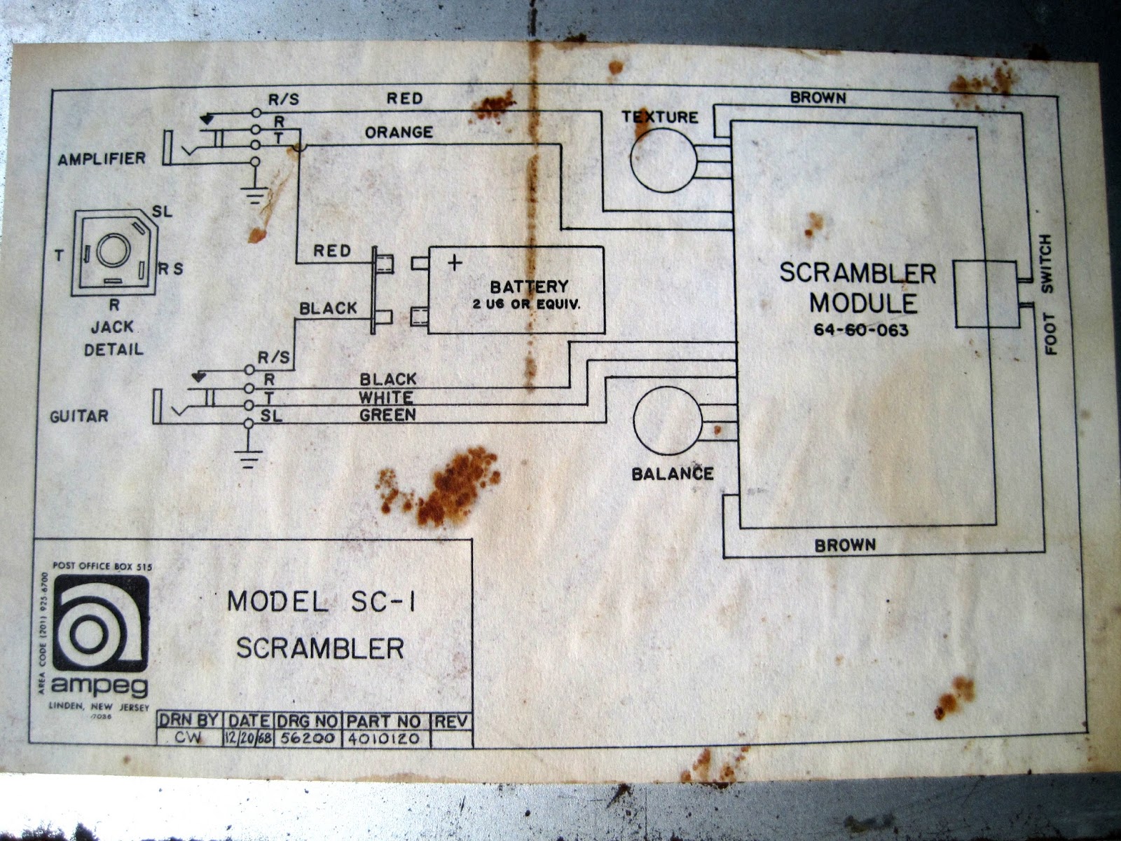 Ampeg Scrambler Bass Schematic | Reviewmotors.co