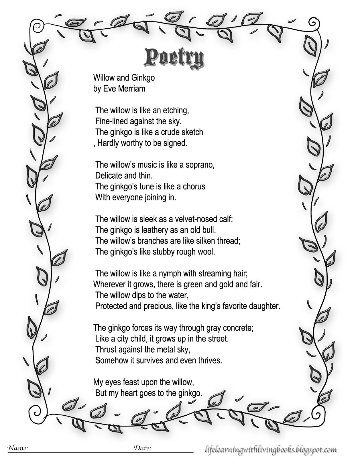 What should my poem be about?