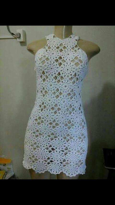 vestido facil de croche