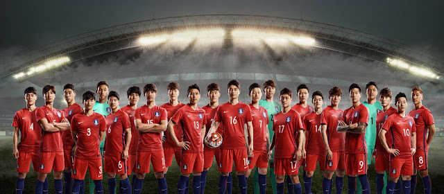 韓国代表 2016-17 ユニフォーム-ホーム