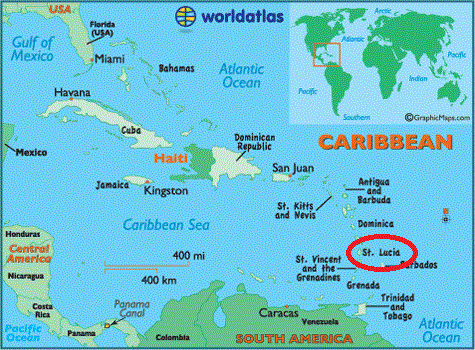 Pitons St Lucia Map Souvenir Chronicles: St. Lucia, Part I: An Old French Base, A Snake, The  Tet Paul Nature Trail, The Pitons, And Some Sulphur Springs