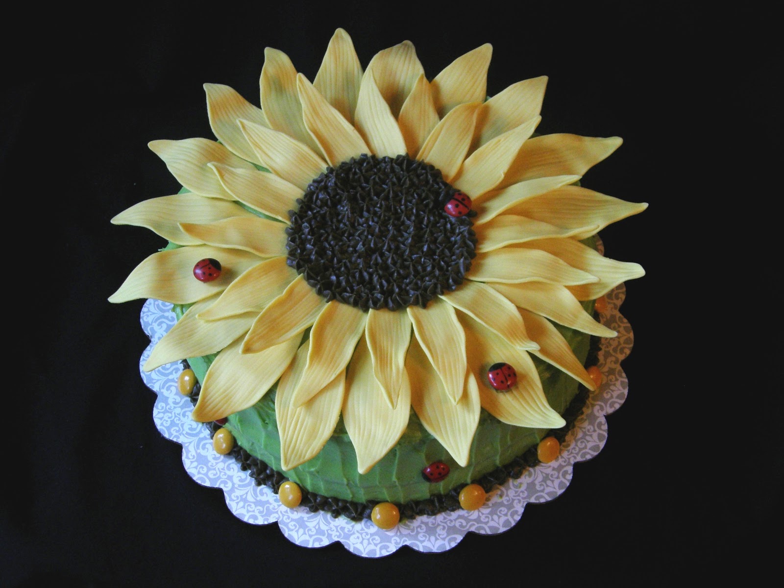 Mrs. Lydia's Kitchen Sunflower Cake