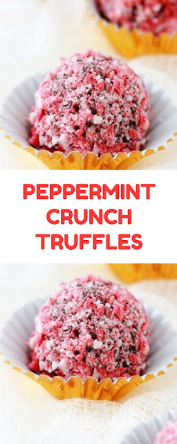 PEPPERMINT CRUNCH TRUFFLES PEPPERMINT CRUNCH TRUFFLES
