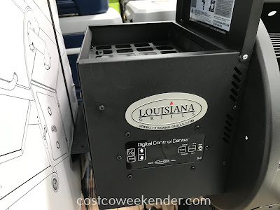 Louisiana Grills Pellet Grill and Smoker hopper for wood pellets