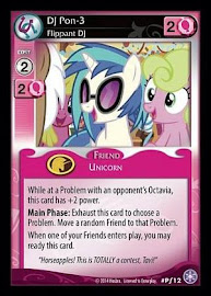 My Little Pony DJ Pon-3, Flippant DJ The Crystal Games CCG Card