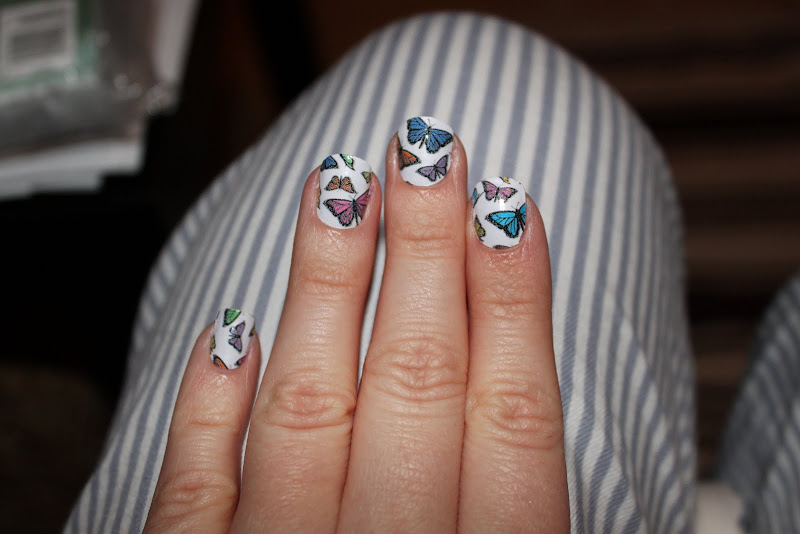 Dreaming Skies: Butterfly Nails.