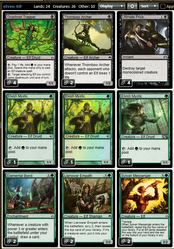 Magic the Gathering Adventures [Standard] Origins Elves Shaman of