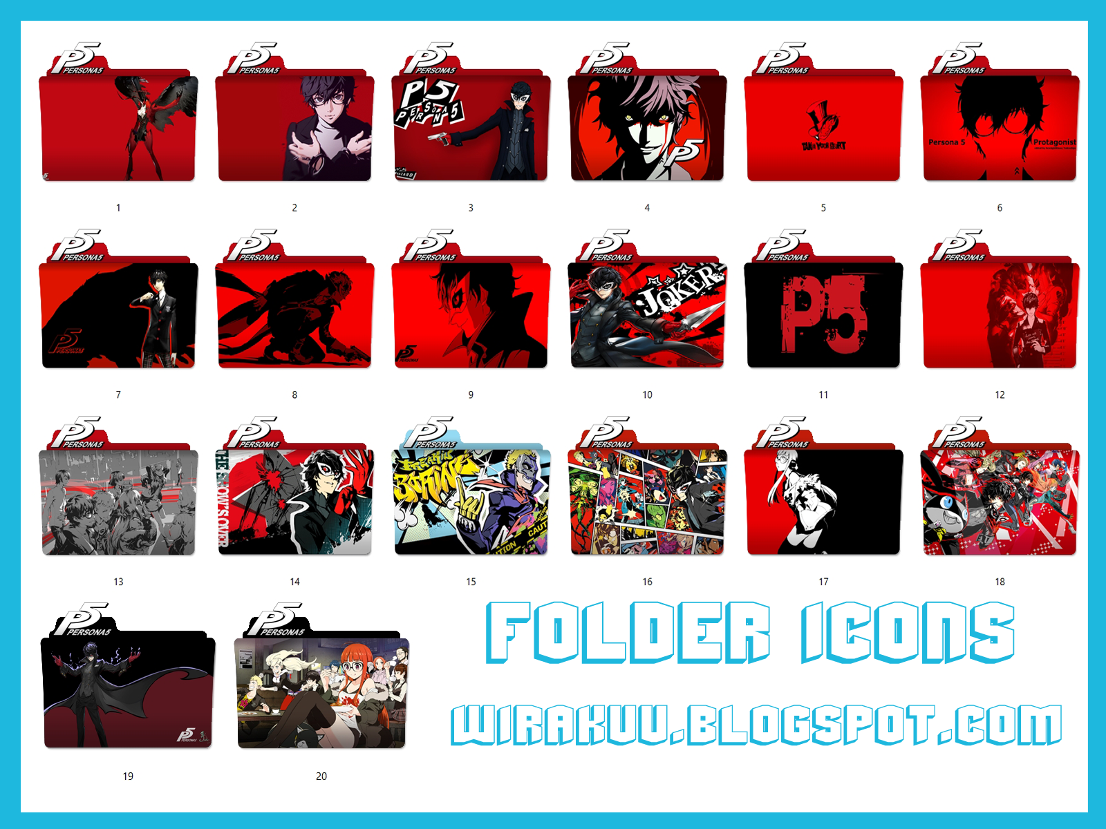 Download 20 Folder Icons Game Persona 5 Windows 7 8 10 Wirakuu Free HD Get Wallpaper 20 Folder Icons Game Persona 5 Windows 7 8 10 Wirakuu Free HD
