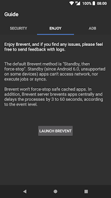برنامج ايقاف البرامج التي تعمل في الخلفية للاندرويد, برنامج اغلاق التطبيقات التي تعمل في الخلفية, تطبيق Brevent كامل للأندرويد