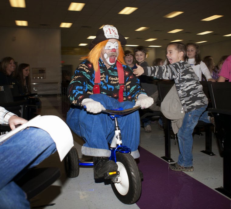Historic Cave Spring Fire Safety Clowns at Cave Spring Elementary Northwest