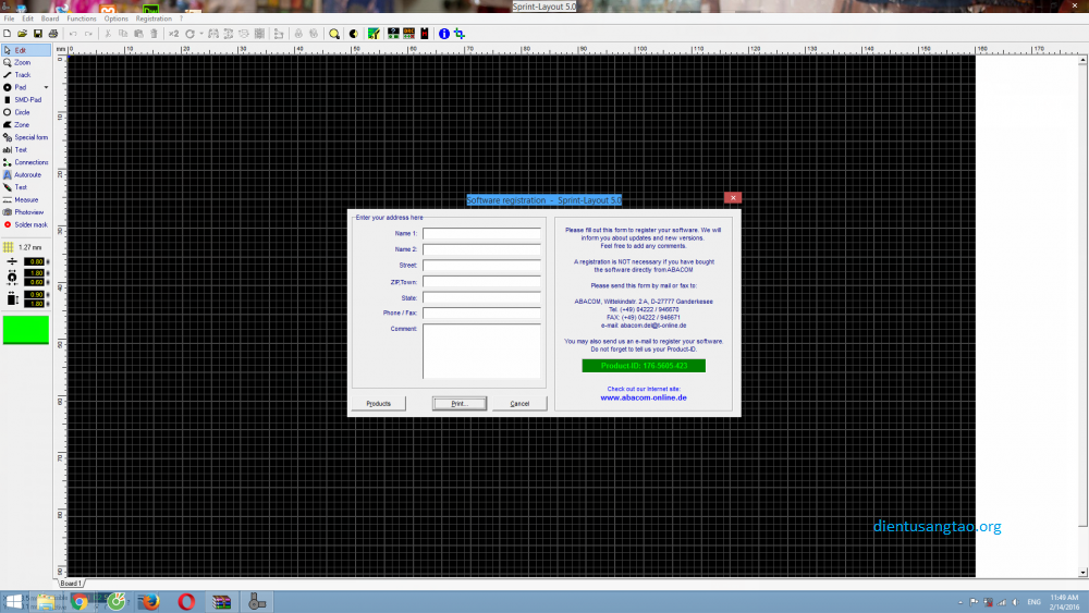 Phần mềm Sprint Layout 6.0 Full