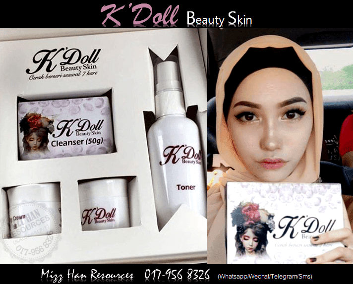K'DOLL BEAUTY SKIN 4IN1 Skin Care& Cosmetic