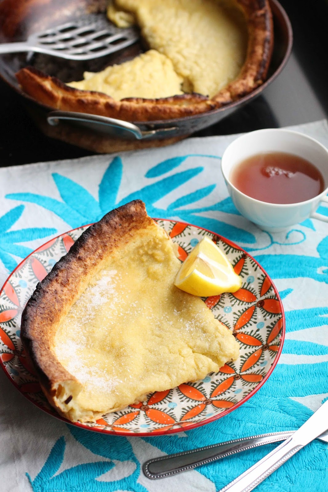 Un peu gay dans les coings... Pannukakku pancake au four comme en