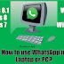How To install Whatsapp On Laptop Windows 7/8/10