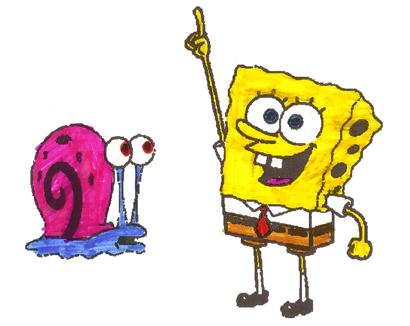 Dibujos & Cía: Gary y Bob Esponja