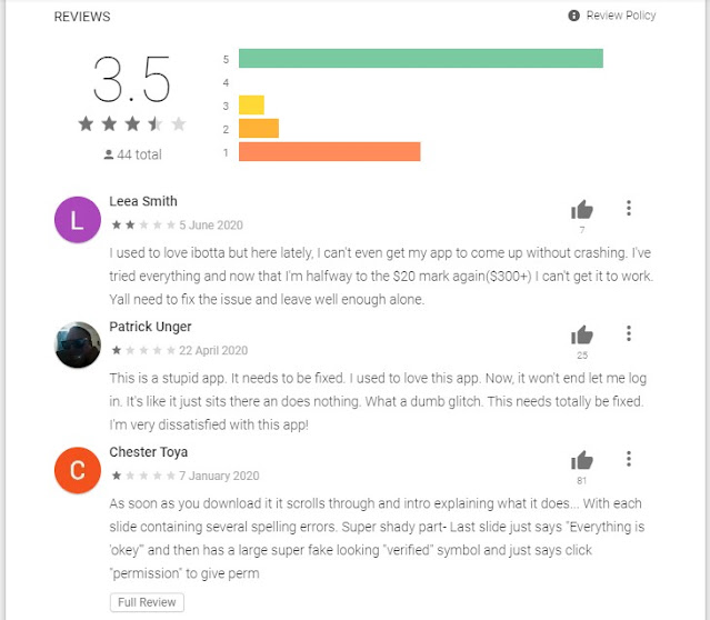 Ibotta Reviews Reviews of ibotta app