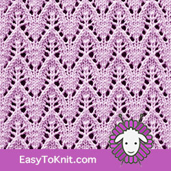 #Knit Eyelet Lace Pattern 80