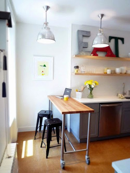 Claves para adaptar un rincón de comer en una cocina pequeña
