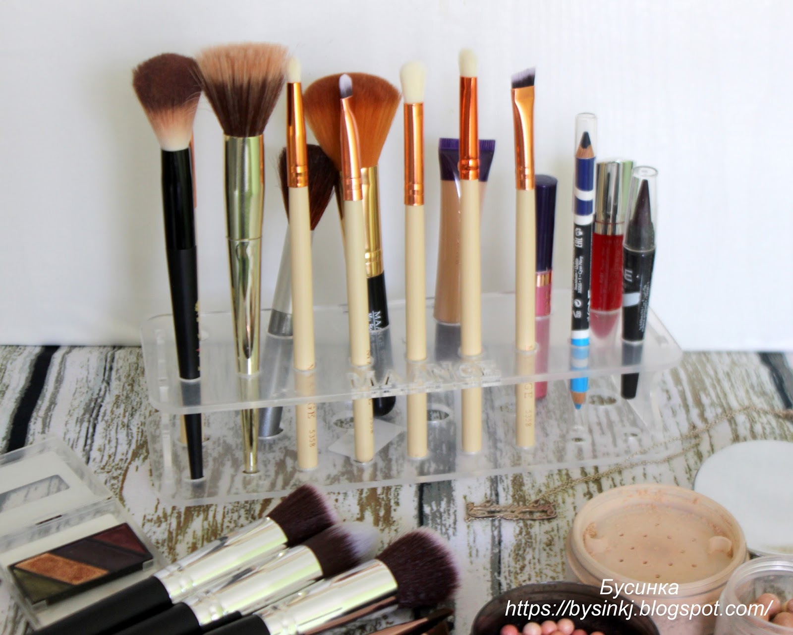Haul Zaful Подставка под кисти MAANGE Makeup Brush Holder Brush Stand.