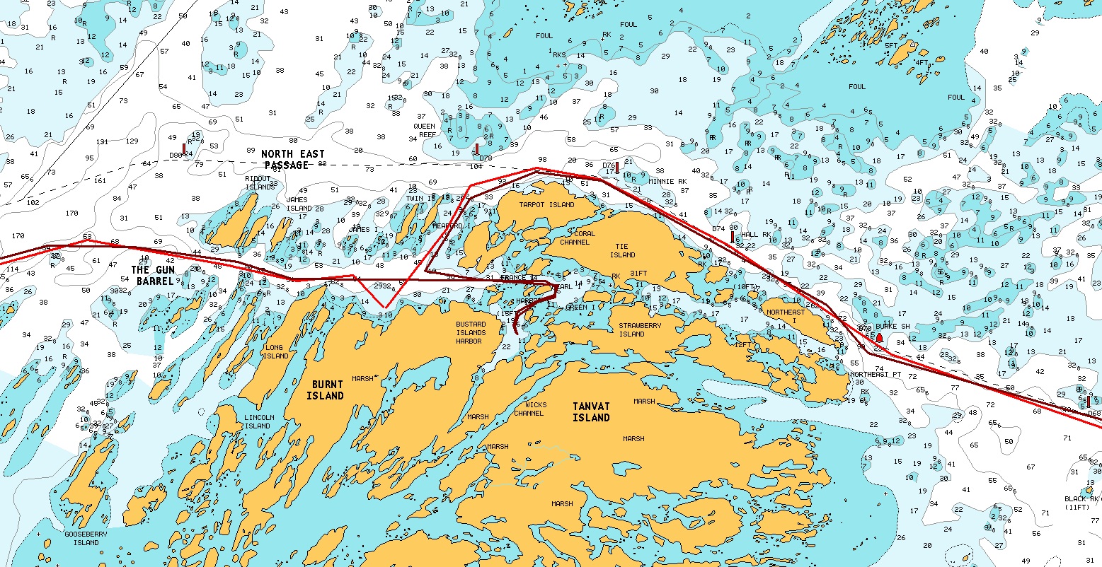 Voyages of S/V Dash Byng Inlet to Beaverstone Bay