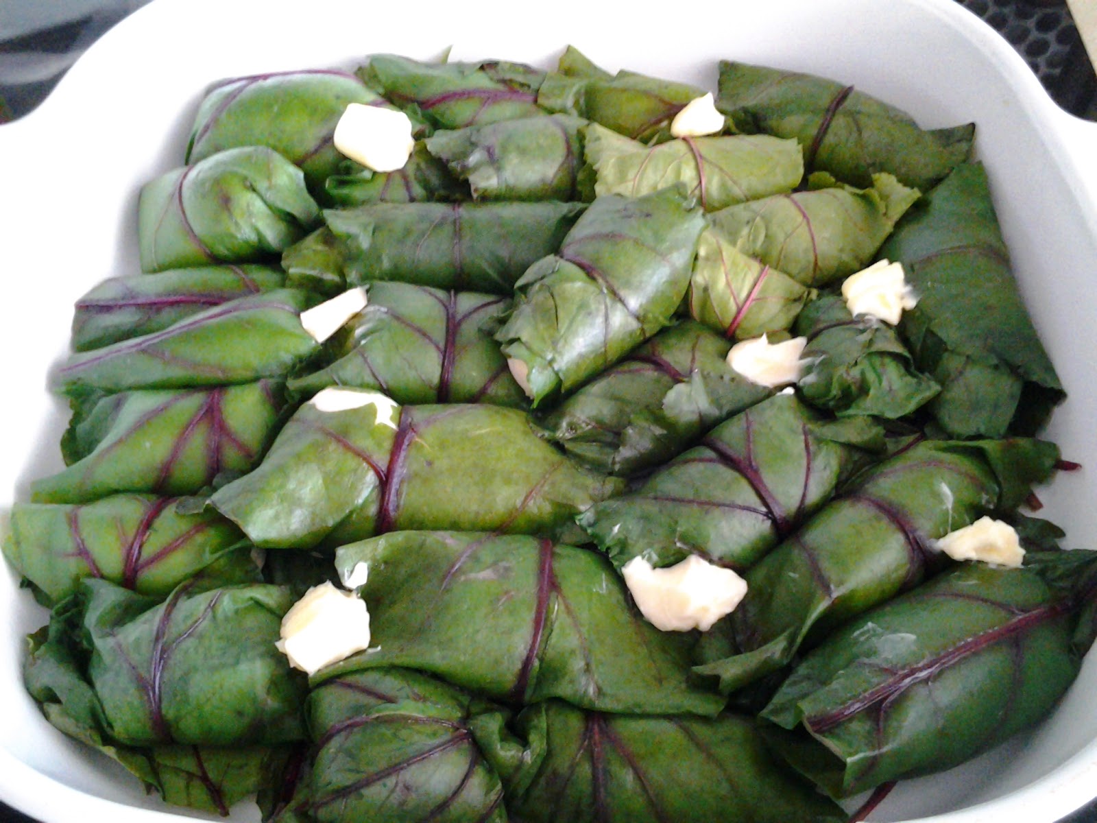 UkrainiYum! Lots of Cooks . . . and BEET LEAF HOLUBTSI