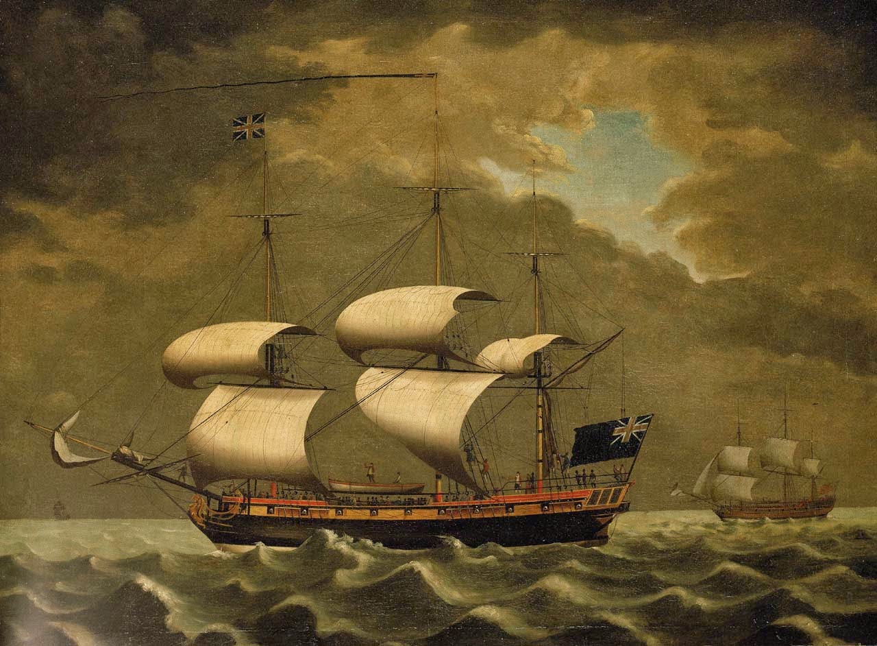 British Tars, 17401790 Slave Ship (?), c. 1780