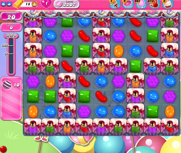 Candy Crush Saga level 2207 Candy Crush Saga level 2207