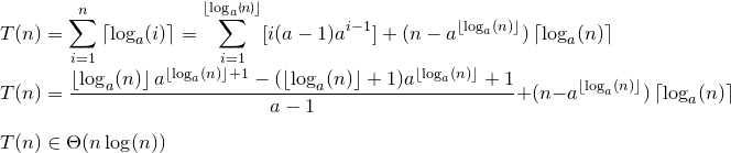 Algorithms Orbit: Logarithmic Summations and Discrete Loops - Ceiling ...