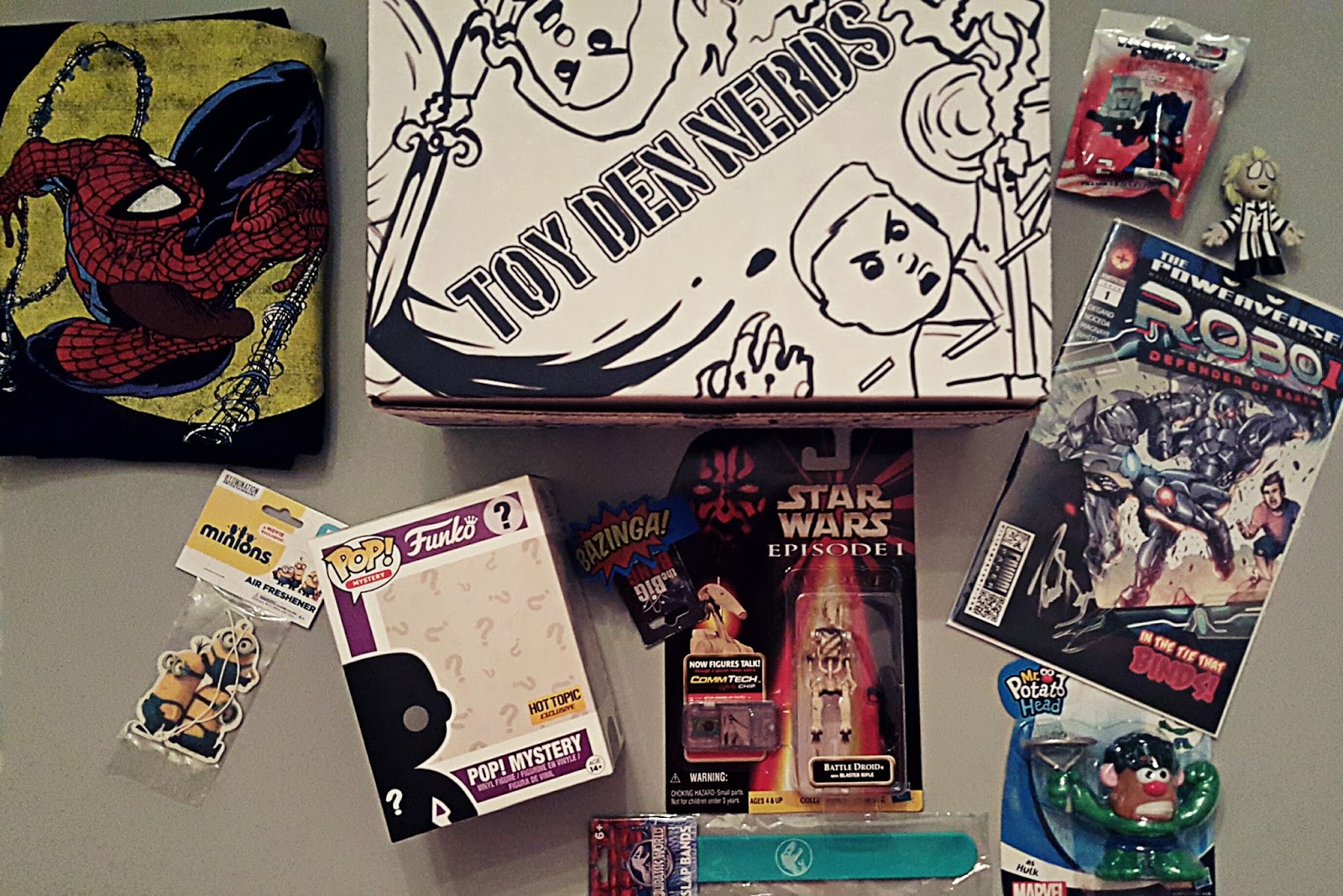 The Subscription Box Addict Toy Den Nerds February EXCLUSIVE Sneak