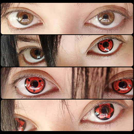 mangekyou sharingan lentillas