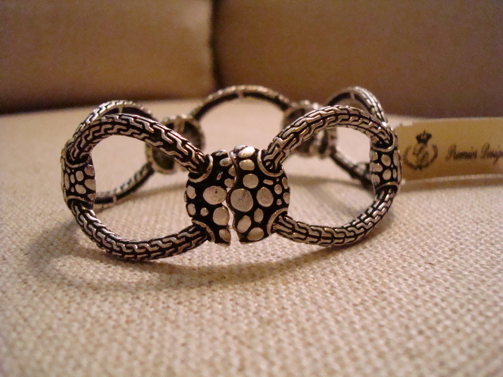 Not to us, oh Lord... Premier Designs Antiqued Silver "Outback" Stretch Bracelet