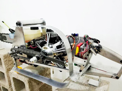 Chainsaw Radial Engine prototype
