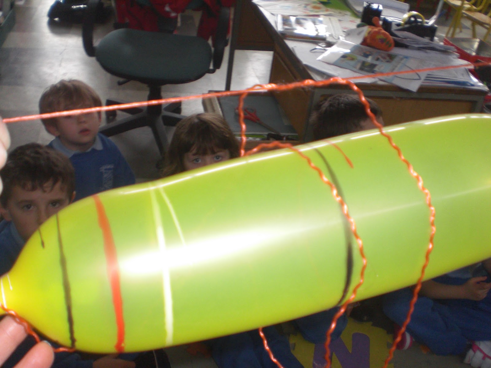 Science Projects Balloon rockets and fizzy rockets