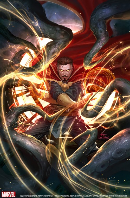 As ilustrações de super-heróis da Marvel e DC de InHyuk Lee InHyuk Lee artstation arte ilustrações quadrinhos marvel dc super heróis