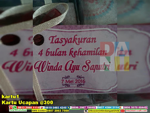jual Kartu Ucapan @300