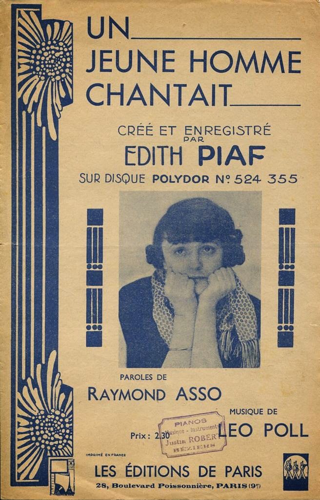 Édith Piaf En Español Un Jeune Homme Chantait