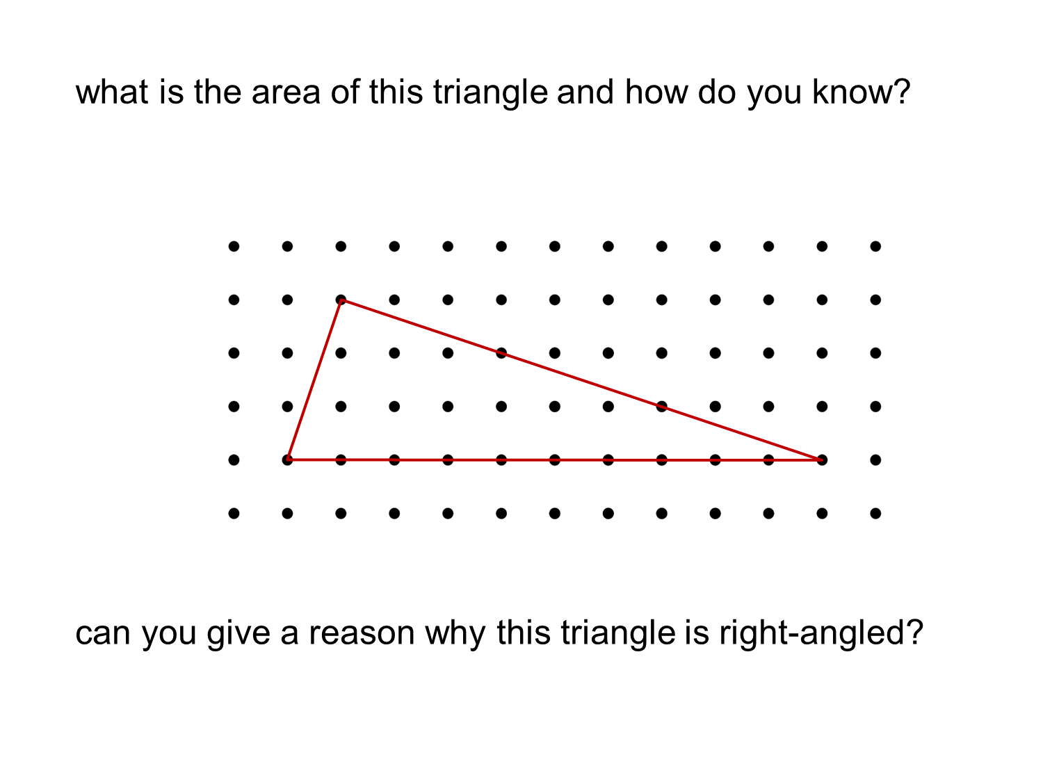 MEDIAN Don Steward mathematics teaching triangles cut into triangles