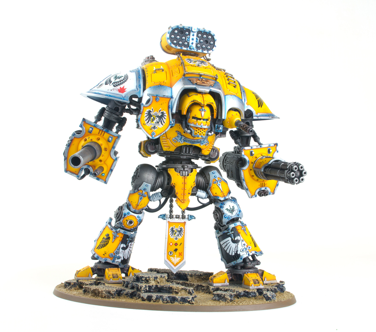 Showcase Imperial Knight Crusader from House Hawkshroud Tale of Painters