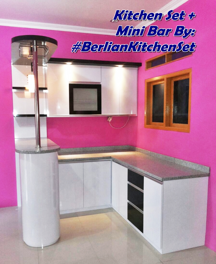 Kabinet Dapur Warna Pink Desainrumahid com