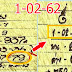 จัดไป เลขเด็ด หวยทำมือหลวงพ่อ บน-ล่าง งวด 1/2/62