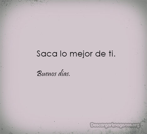Dedicar desear buenos días carteles.