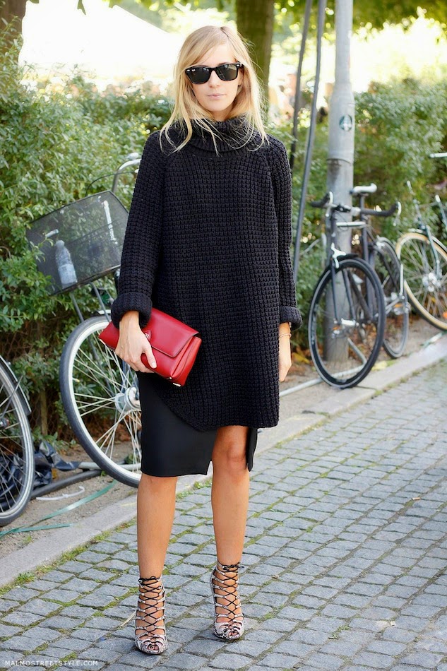 Parisienne: How To Wear a Chunky Knit Sweater