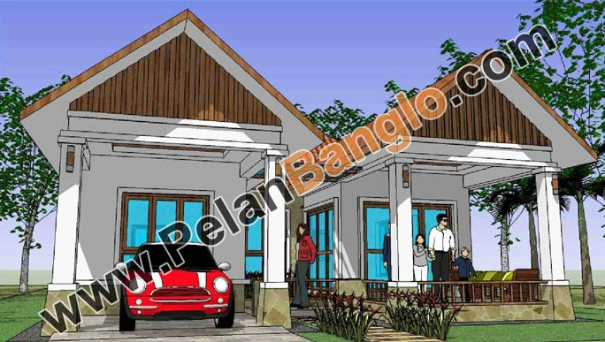 IDEA RUMAH IDAMAN ANDA (IDEA DESIGN BUNGALOW) + ( PELAN 