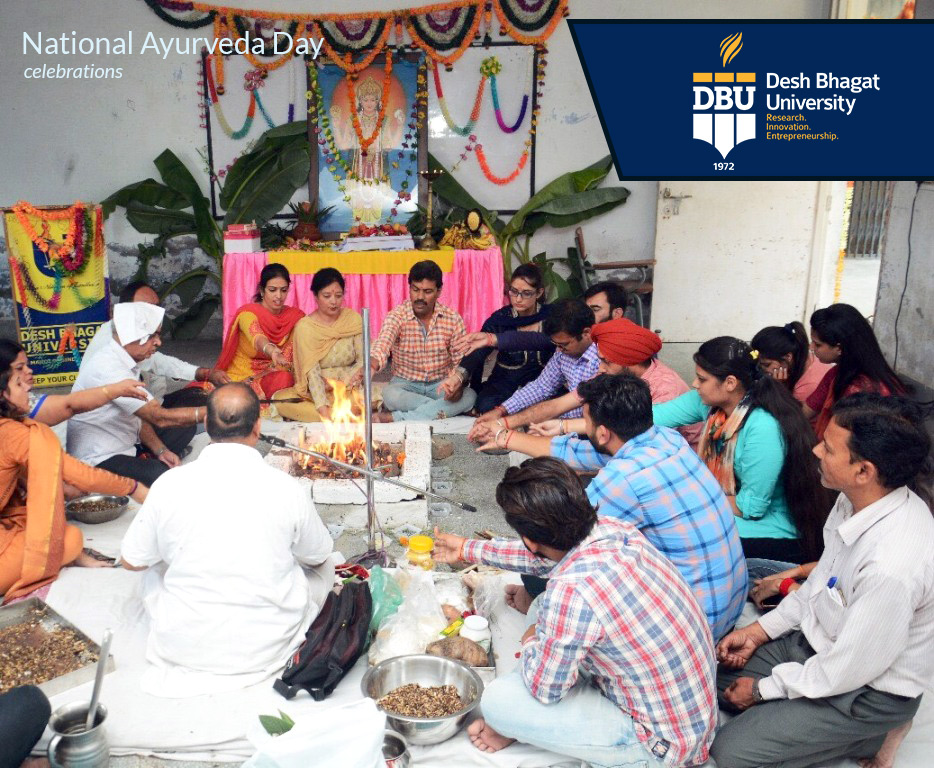 Desh Bhagat University Celebrates National Ayurveda Day Desh Bhagat